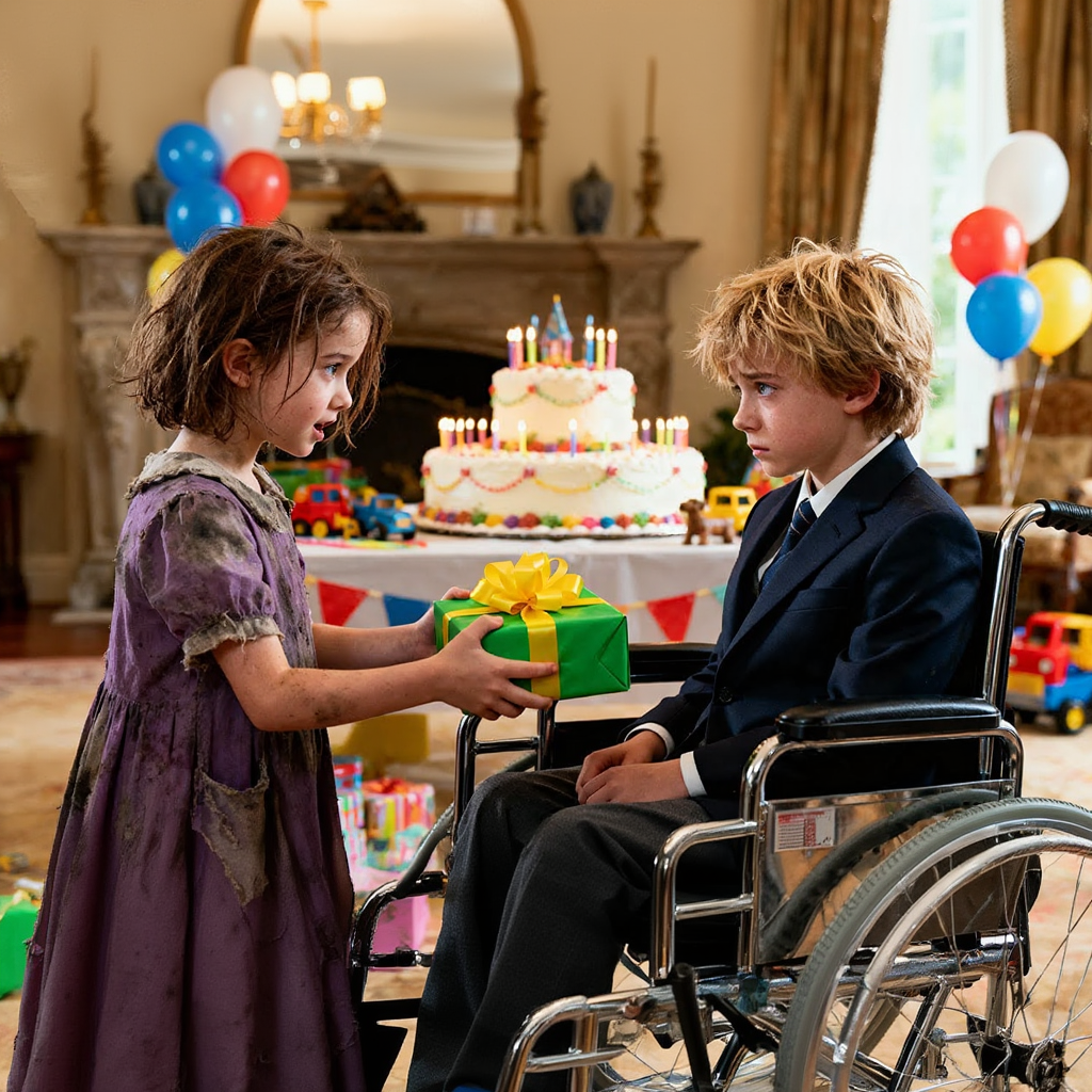 Nobody Came To The Millionaire’s Paralyzed Son’s Party — Until A Poor Girl Showed Up…