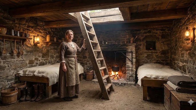 She Built a Hidden Bedroom Beneath Her Cabin — Until the Worst Blizzard Made It Her Only Shelter