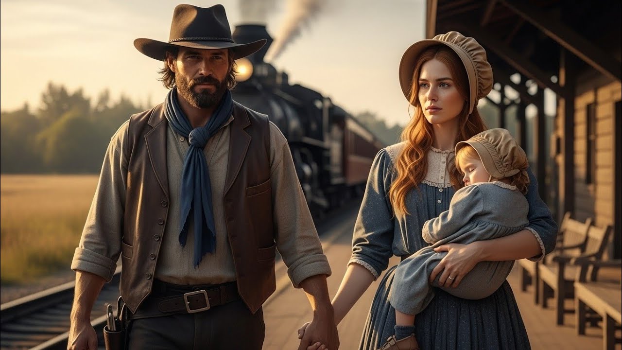 A Mail-Order Bride Was Left at the Station With a Baby, Until a Cowboy Said “Let Me Hold You Both”