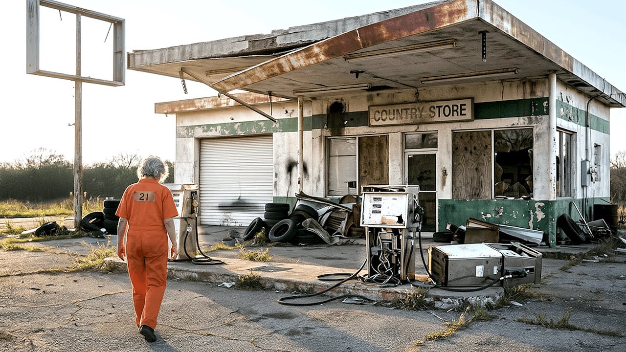 Homeless After Prison—Elderly Woman Returned to a JUNK Gas Station…Then the Old Phone Rang