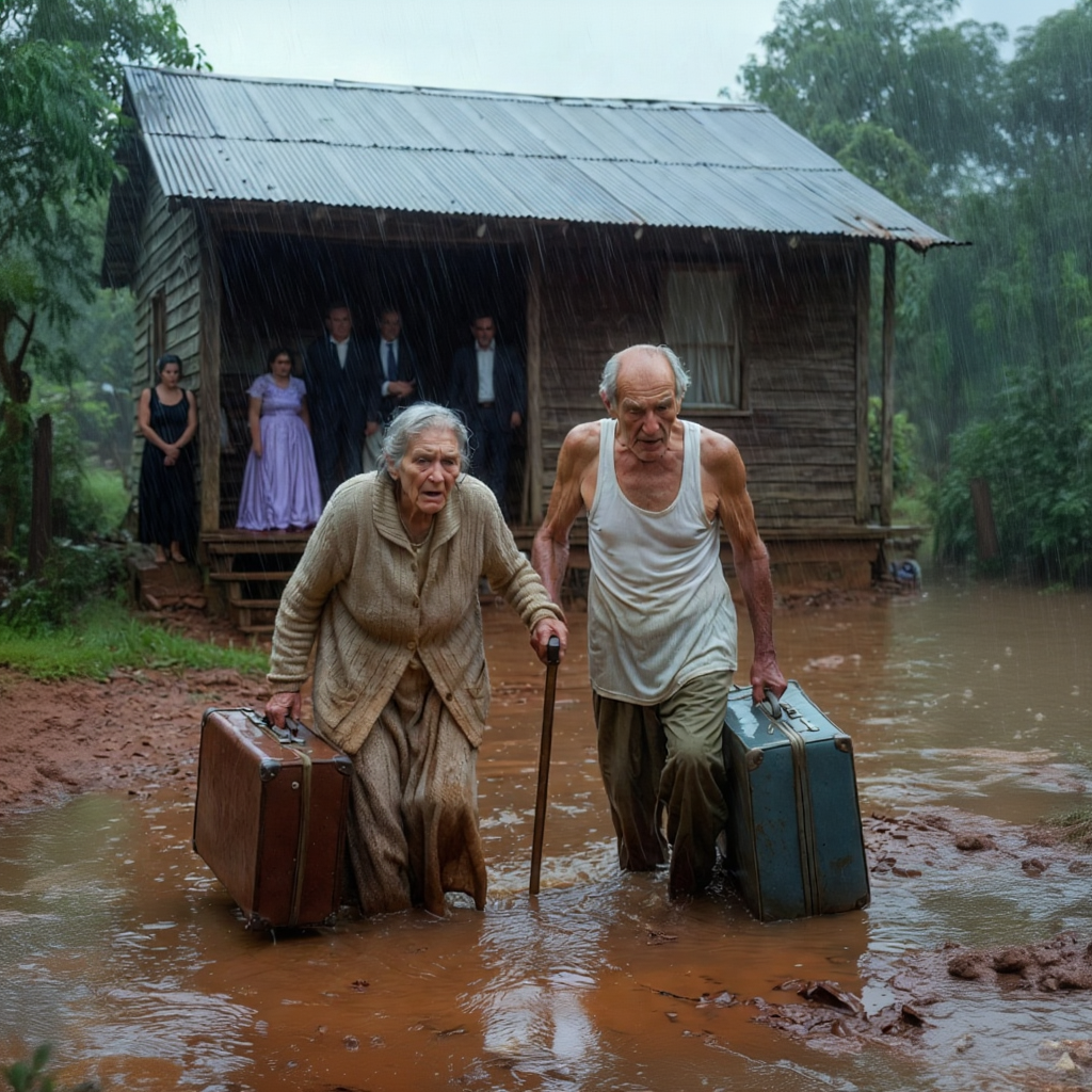 THEY THREW YOU OUT INTO THE RAIN… NEVER KNOWING THE OLD MAN THEY HUMILIATED HELD A SECRET THAT WOULD DESTROY EVERYTHING THEY STOLE
