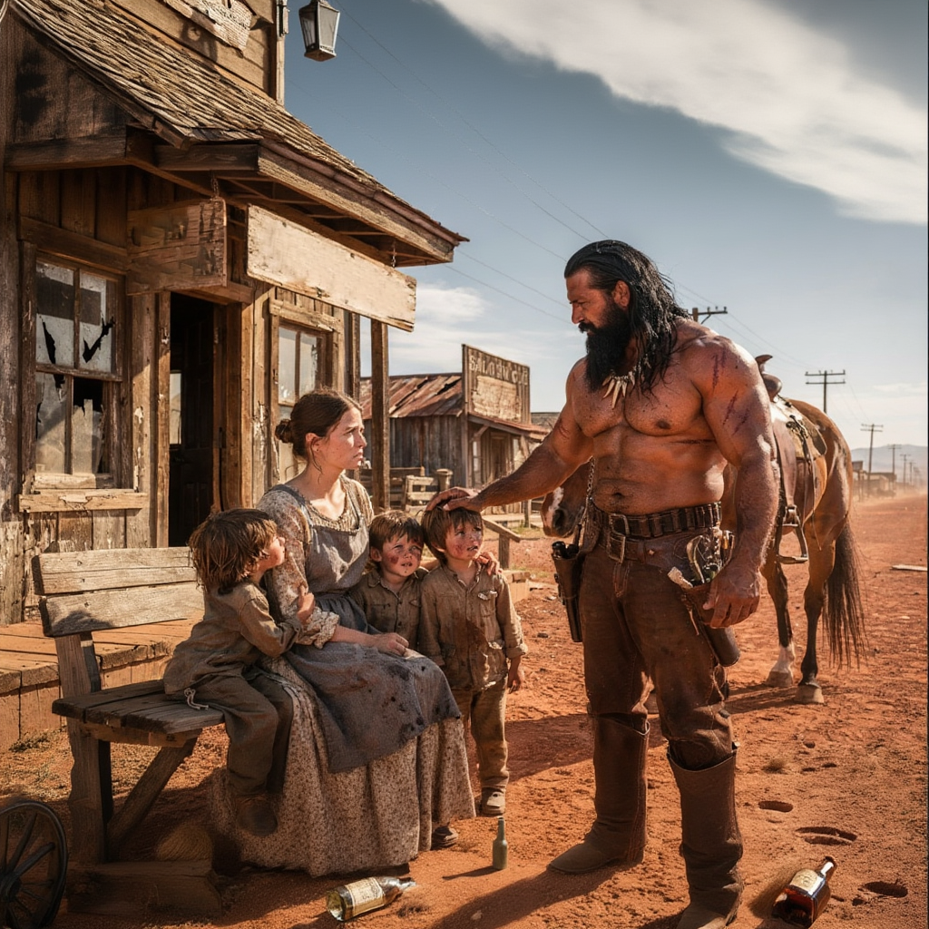 Rejected With Three Sons, the Widow Expected Another “No” — Then the Mountain Man Said, “You’re Home Now.”