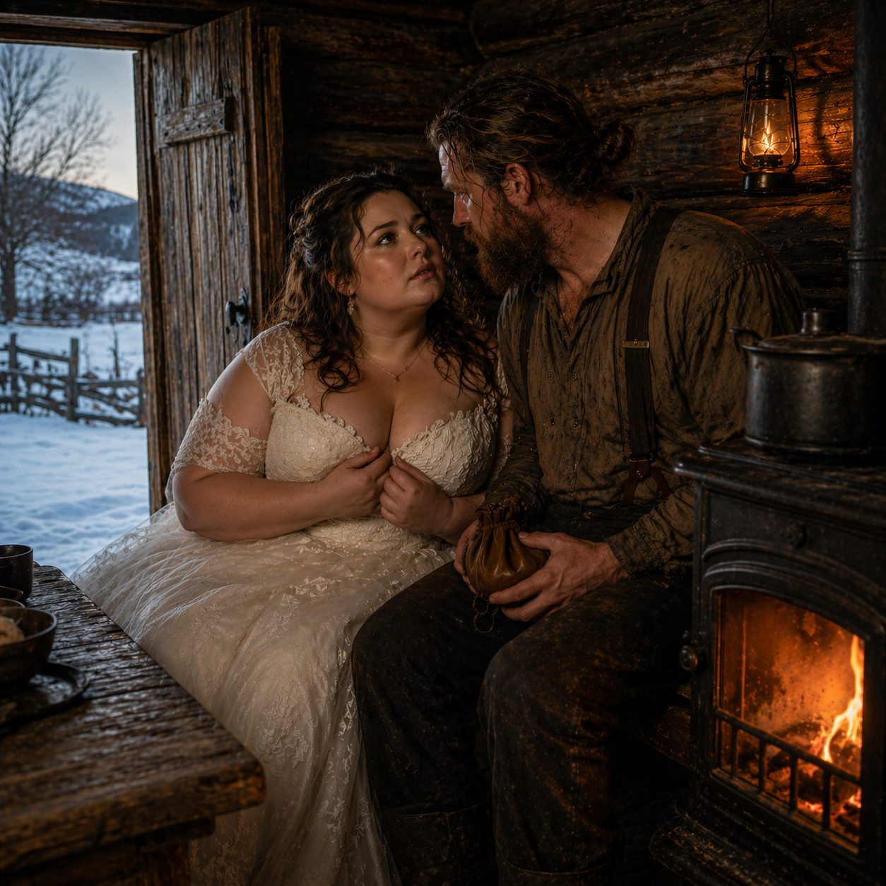 He Picked the Bride No One Wanted at the Winter Debt Auction—Then Asked Her to Remove Everything… What He Returned Was Bigger Than Anyone Imagined