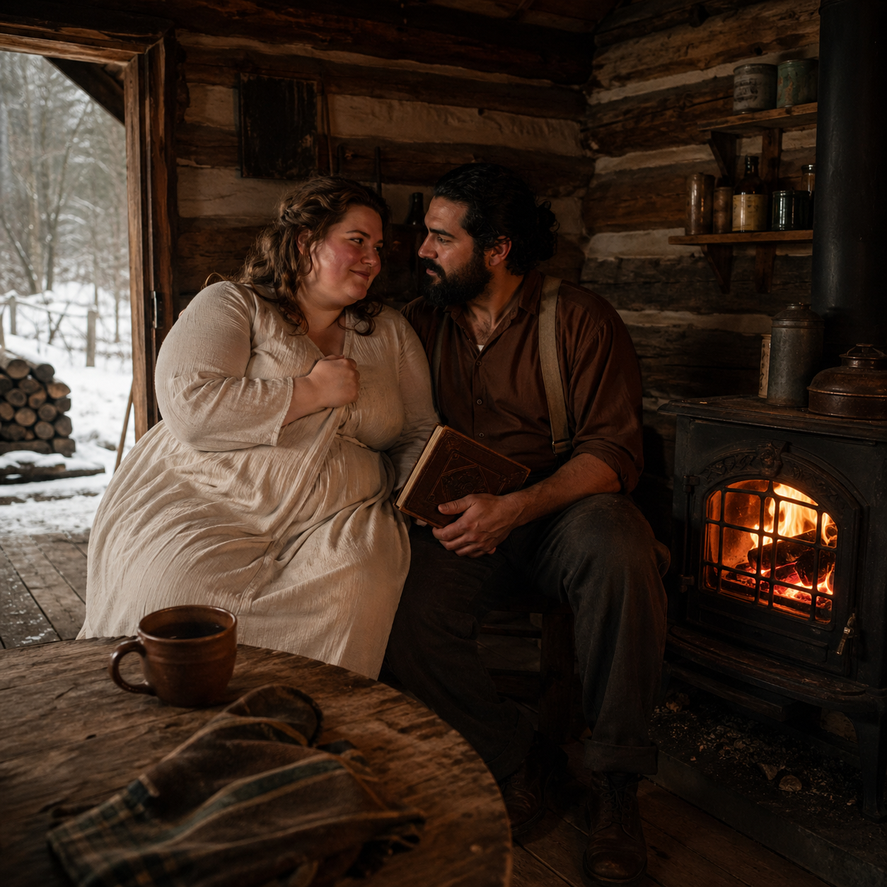 He Bought the “Fat Bride” Everyone Laughed At in a Freezing Debt Auction—Then Told Her to Remove Everything… and What He Gave Her Next Shocked the Entire Town.