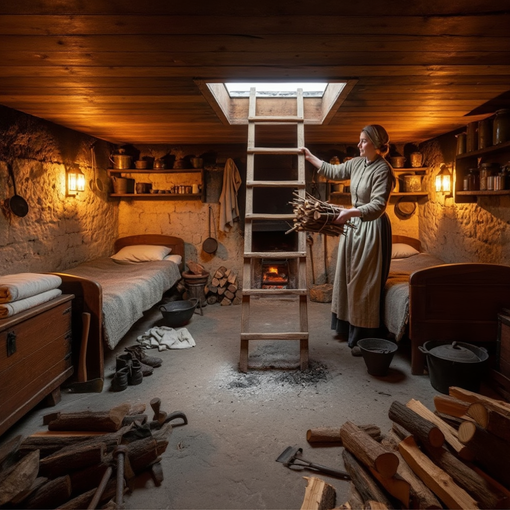 She Built a Secret Room Under Her Cabin and Was the Only One Who Stayed Warm During the Blizzard