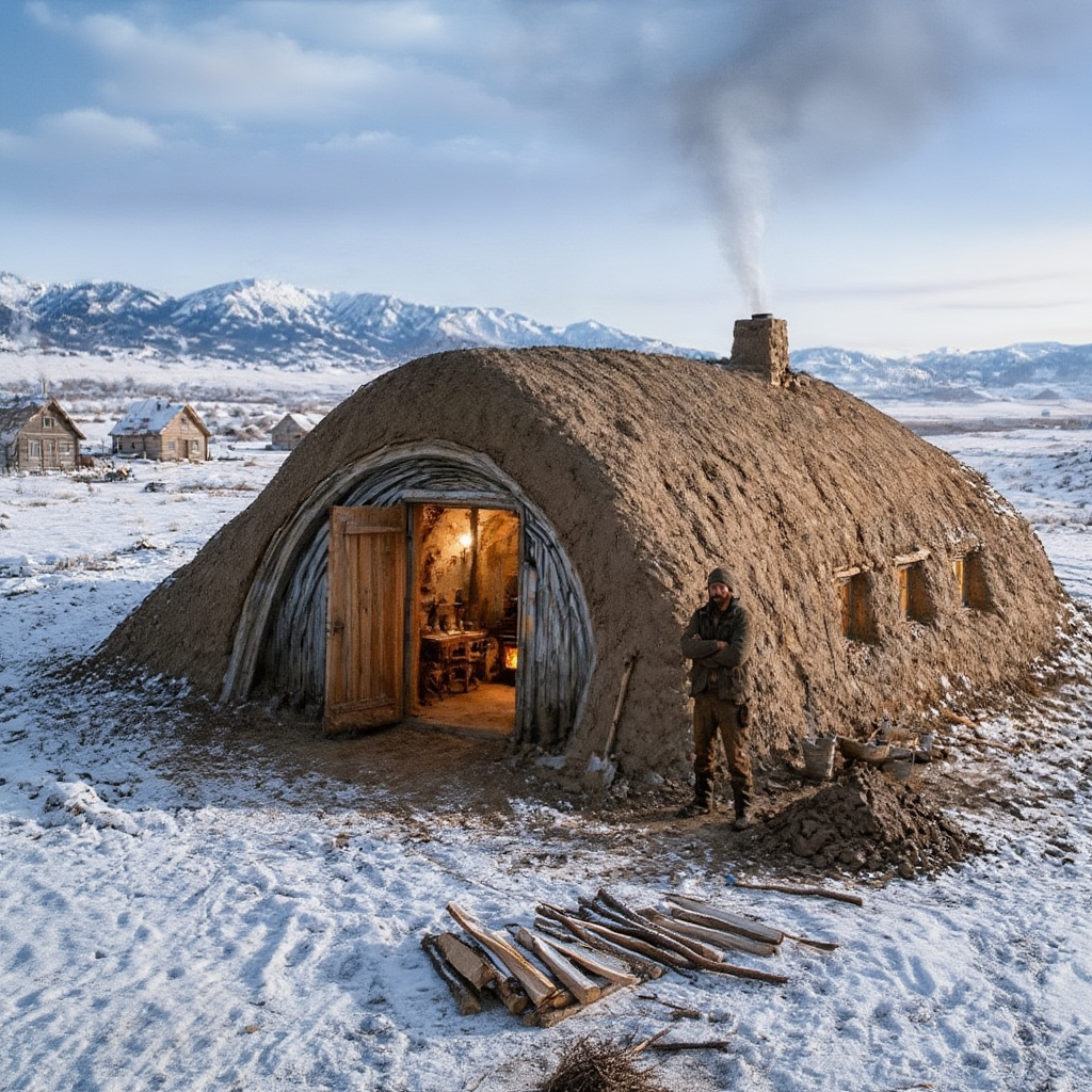 He Covered His Quonset in Mud So Thick It Looked Like a Hill — Then the Worst Freeze Came