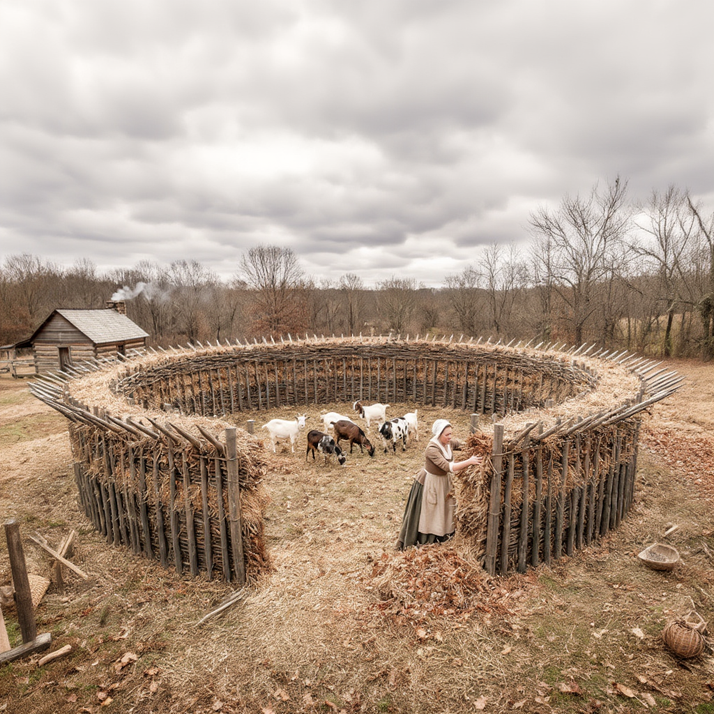 They Mocked Her Goat Wall on the Open Prairie… Then the Cold Never Crossed It