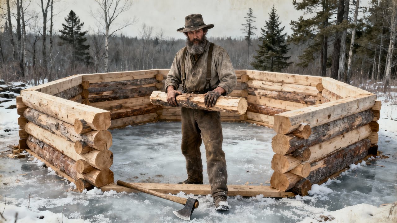 Neighbors Laughed When He Built an Octagon Cabin — Until It Stayed 15 Degrees Warmer Than Theirs
