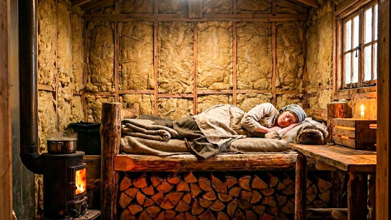 She Lined Her Walls With Wool — Unaware It Saves Her When a Blizzard Buries the Town