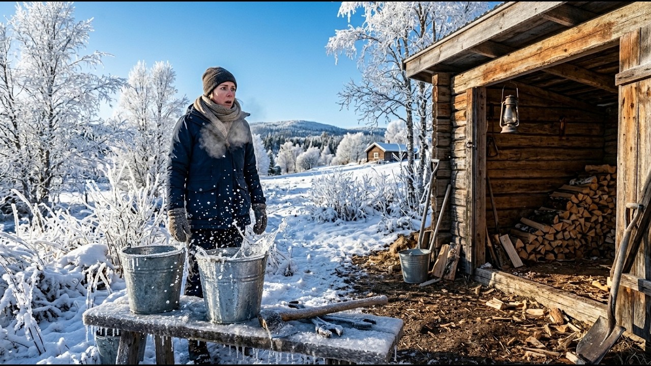 She Built a Hidden Space Beneath the Woodshed — Then the Coldest Storm in Years Hit