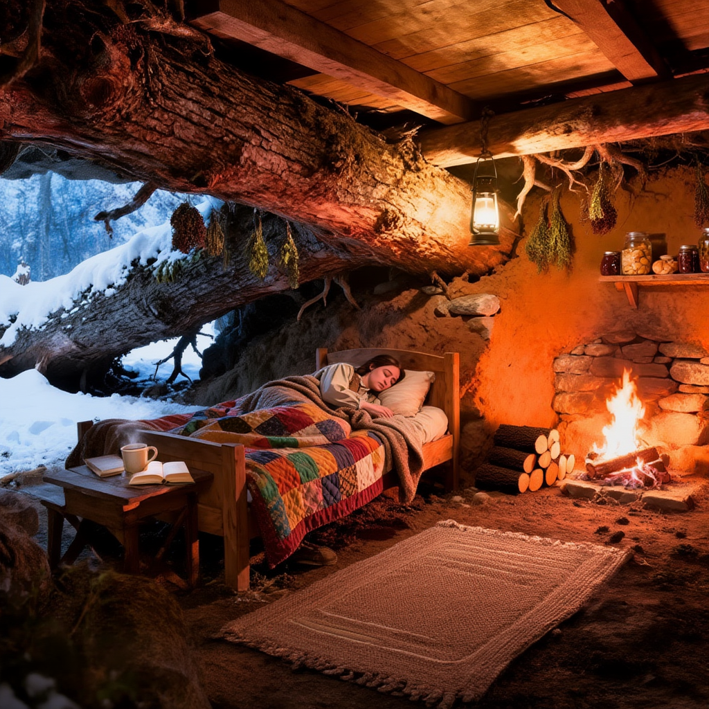 Abandoned by Parents In Law, A Widow Dug Beneath a Fallen Tree — And Built a Hidden Home