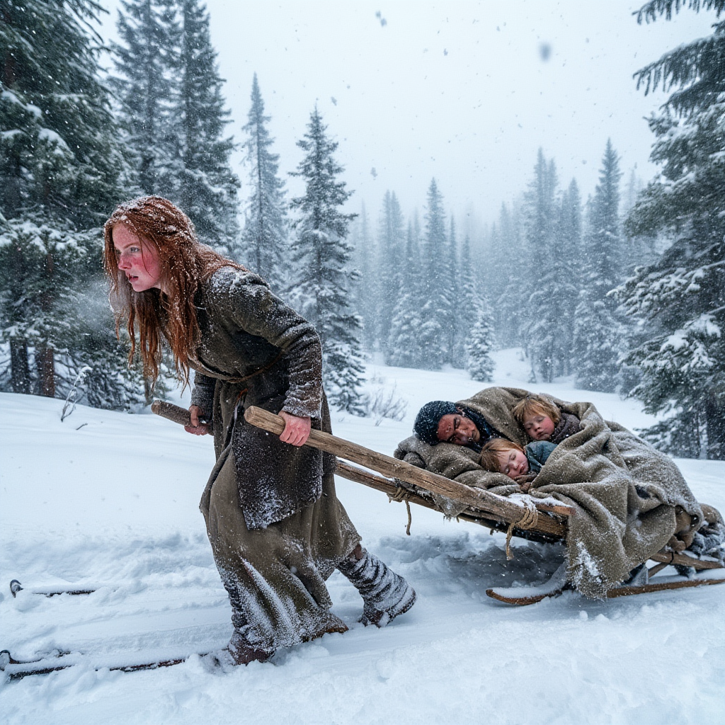 A Lonely Widow Dragged a Freezing Stranger and His Twin Children Out of a Killer Blizzard—Days Later, She Discovered the Man She Saved Was the Secret Heir to an Apache Fortune… and He’d Been Searching for Her All Along